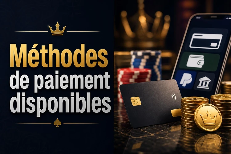 Méthodes de paiement disponibles